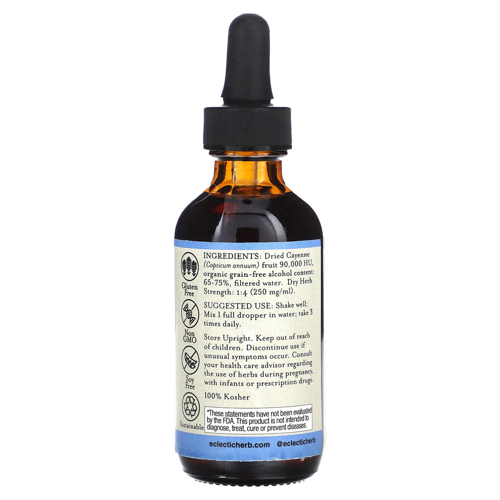 Eclectic Herb Cayenne Extract 2 oz Liquid