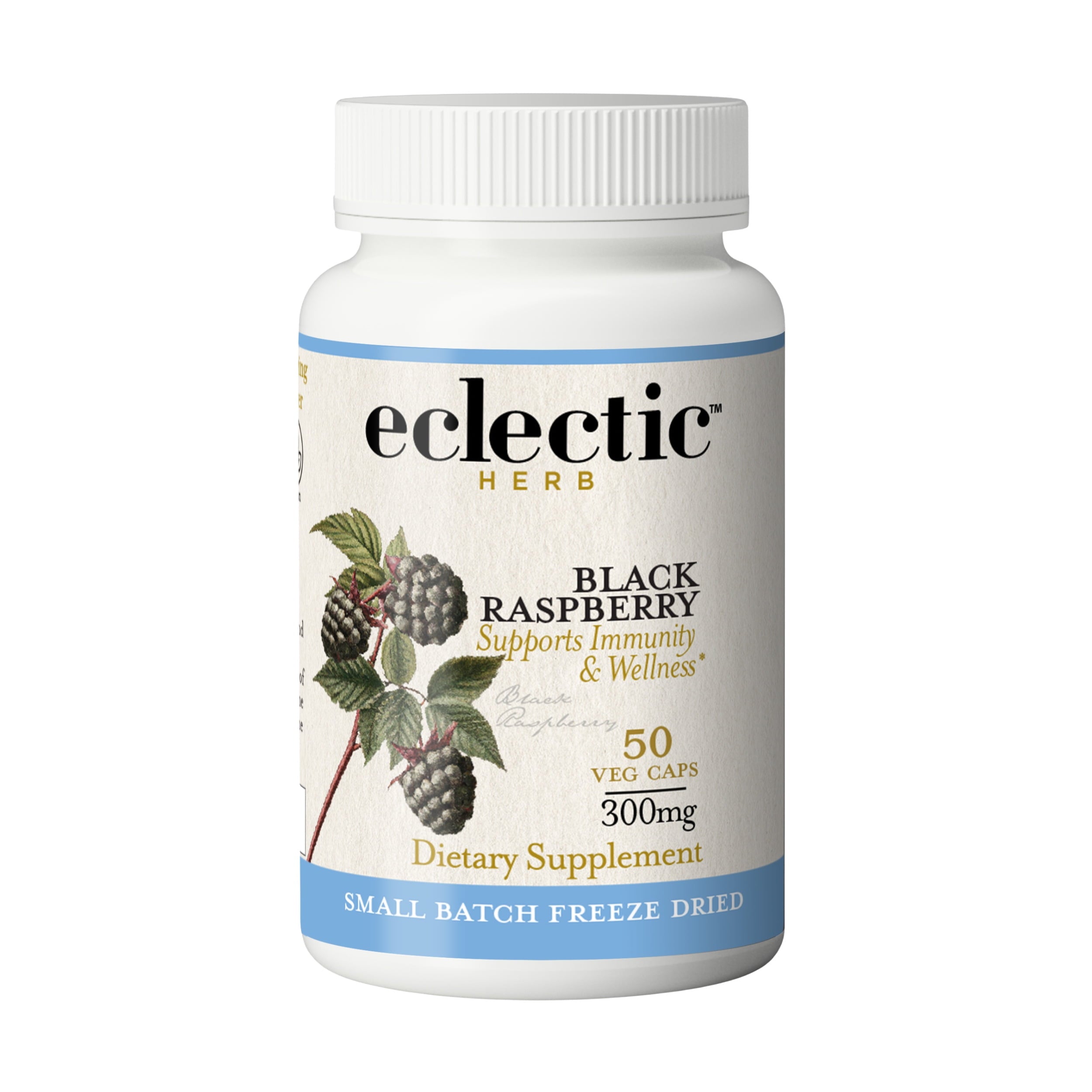 Eclectic Herb Black Raspberry, 300 mg, 90 Veg Caps