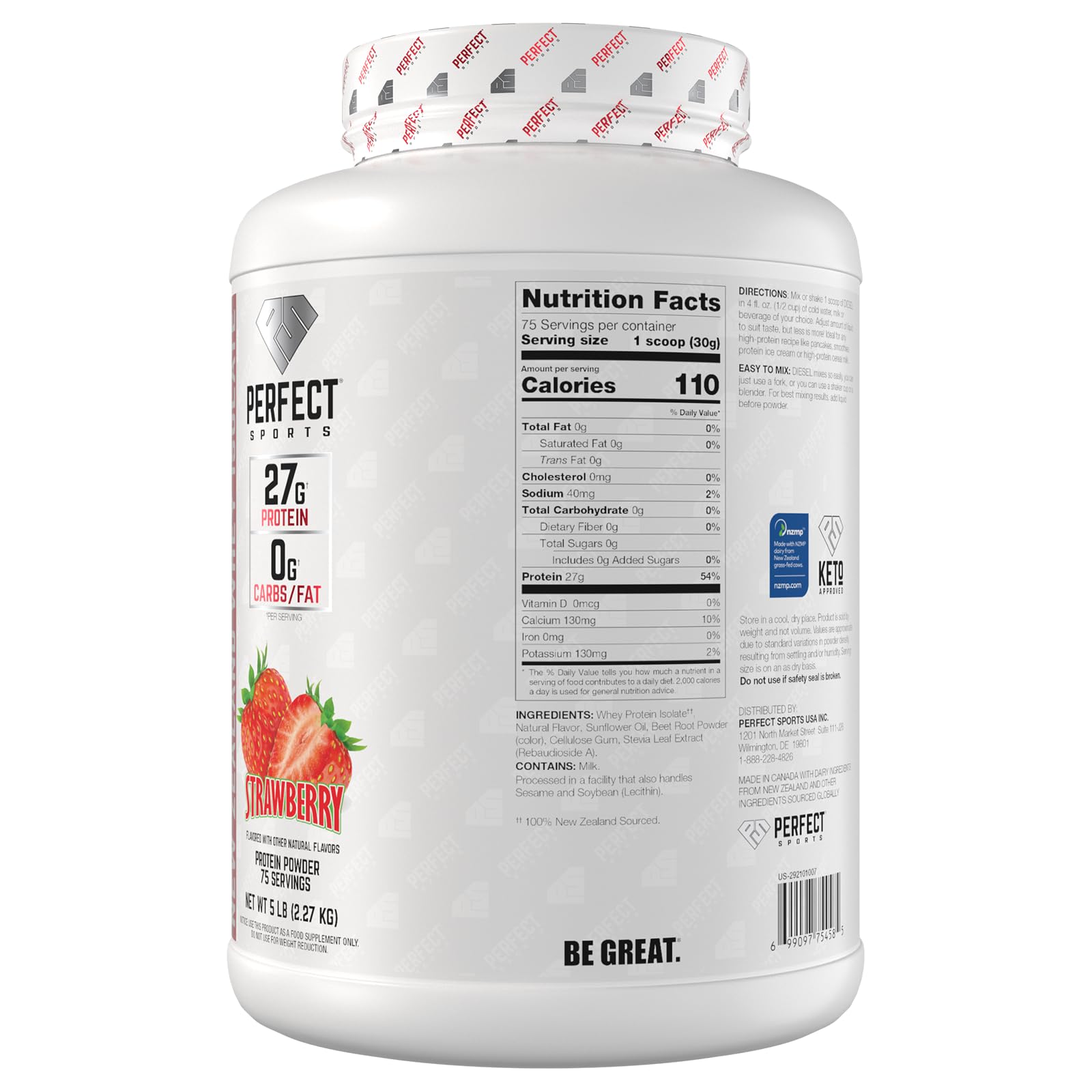 Perfect Sports whey protein