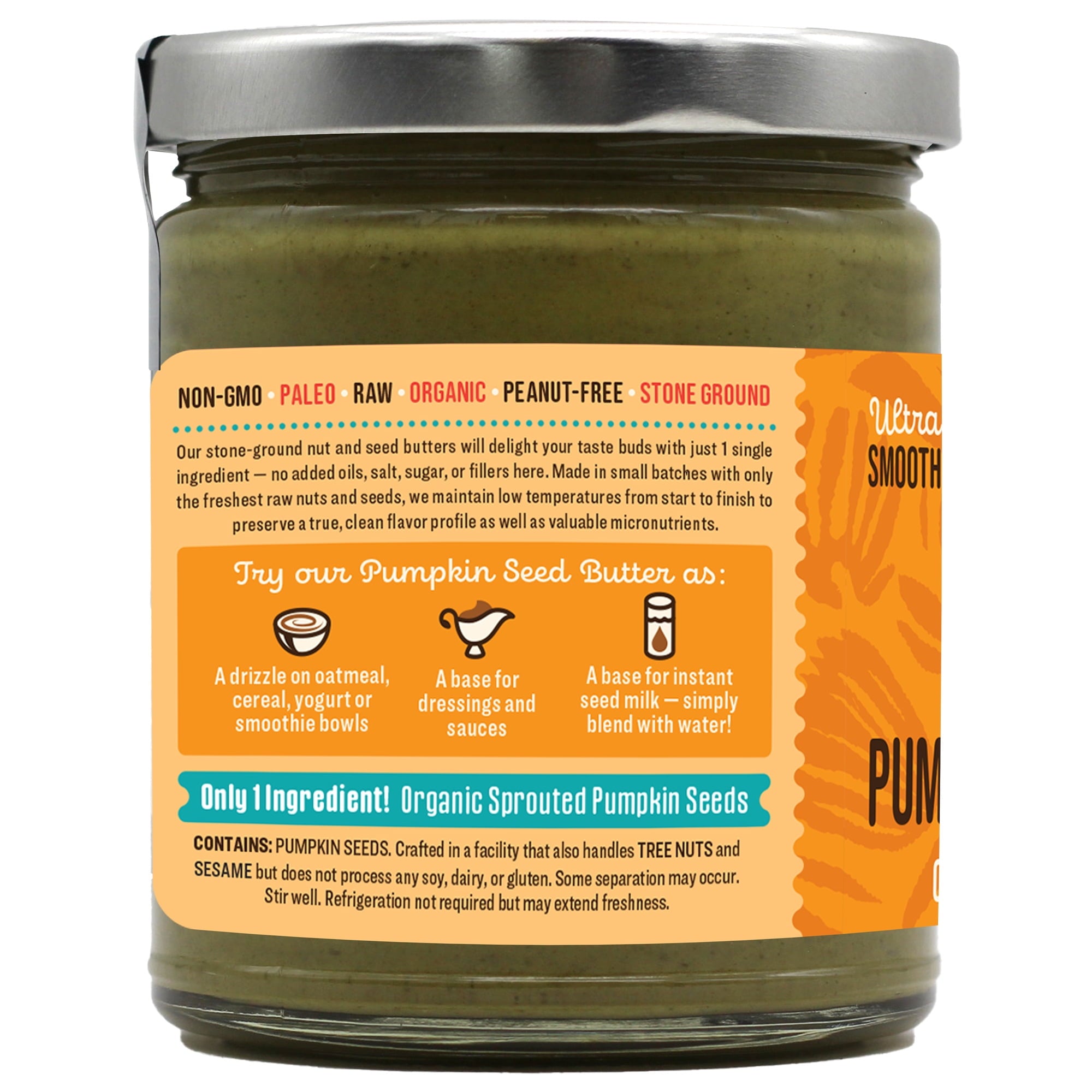 Dastony - Organic Sprouted Pumpkin Seed Butter, 16oz