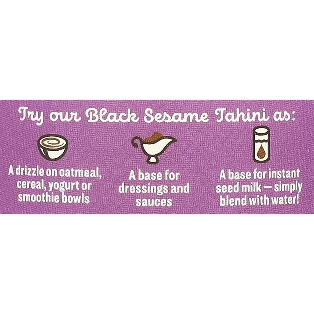 Dastony Organic Black Sesame Tahini, Raw Stone Ground, 8 oz (227 g)