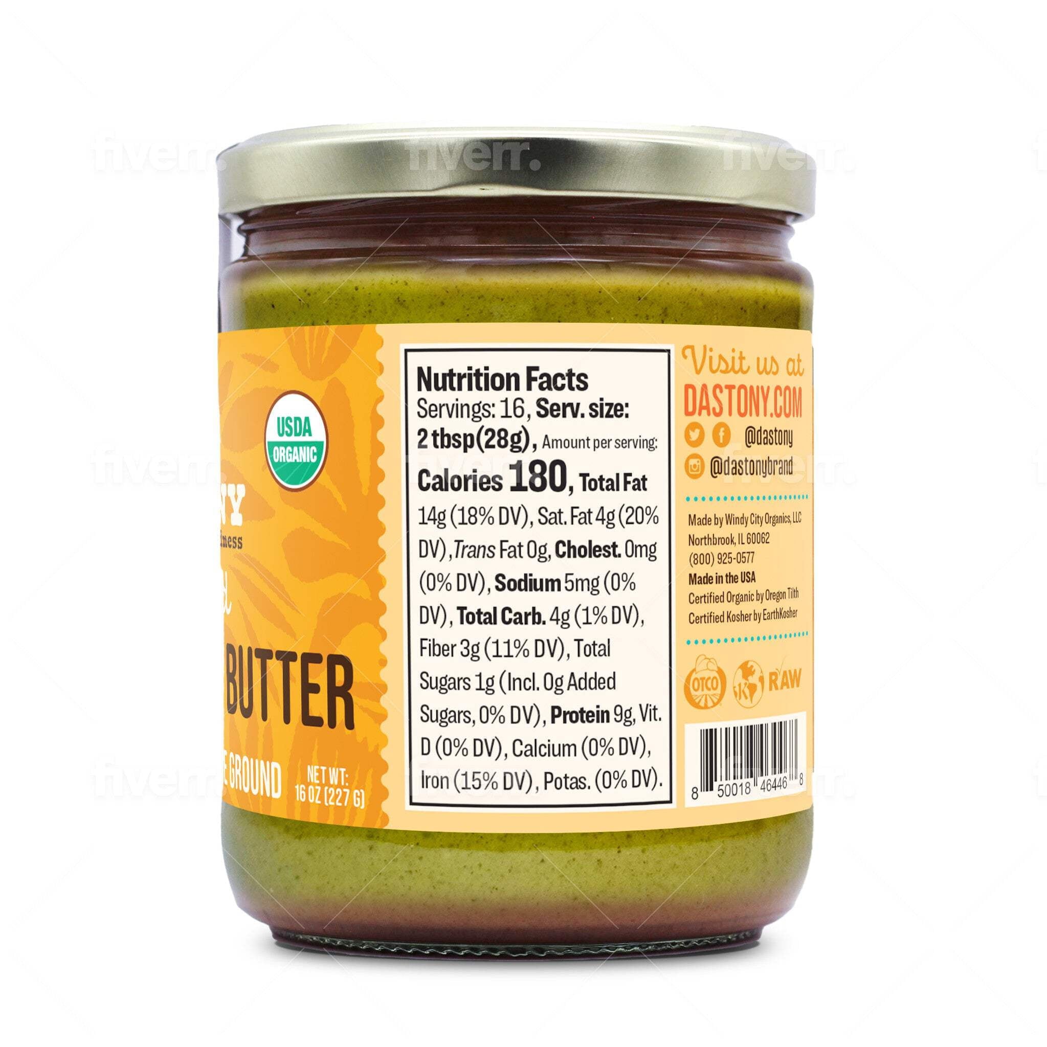 Dastony - Organic Sprouted Pumpkin Seed Butter, 16oz