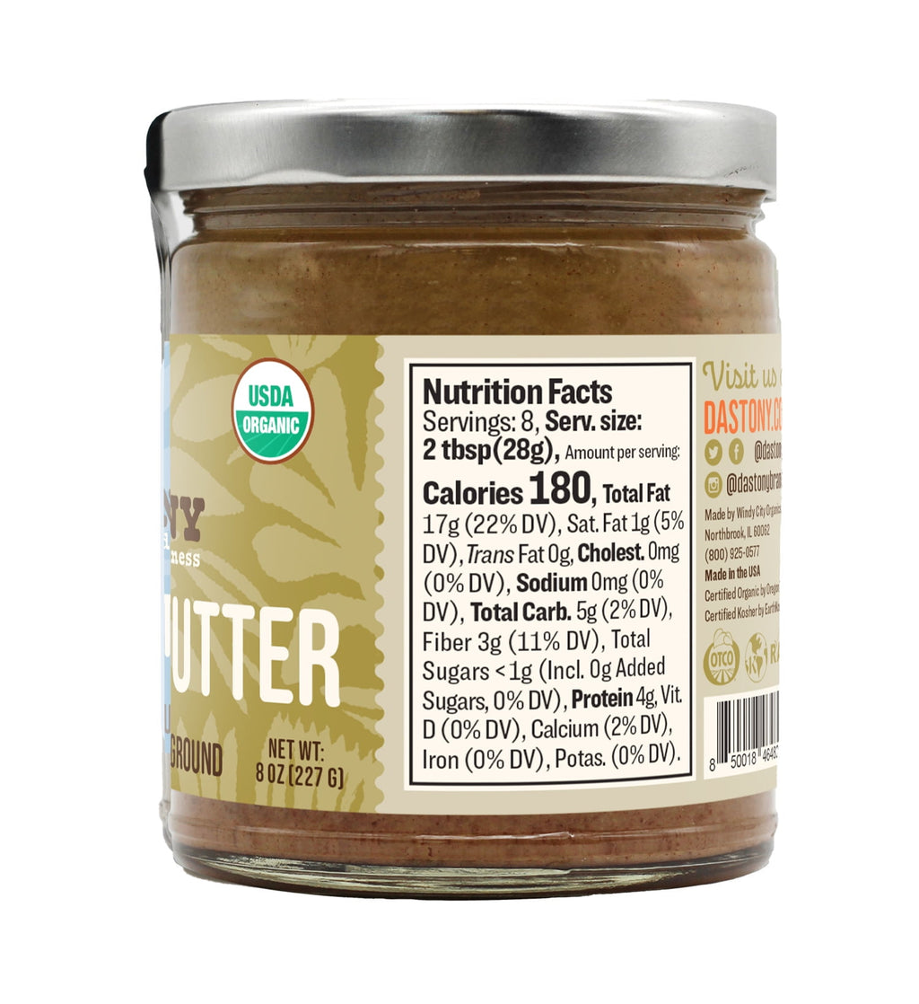 Dastony Organic Hazelnut Butter, Ultra Smooth, 8 oz