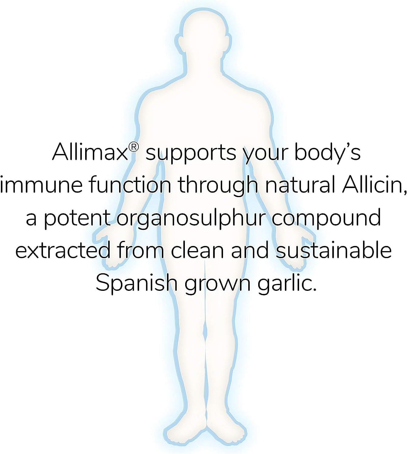 ALLIMAX 180mg 90 Capsules.