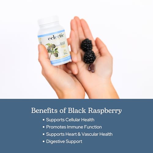 Eclectic Herb - Organic Black Raspberry Capsules (90 CT | 300 mg)