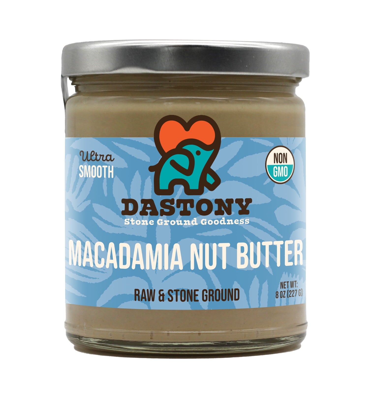 Dastony Organic Macadamia Nut Butter, Ultra Smooth, 8 oz (227 g)