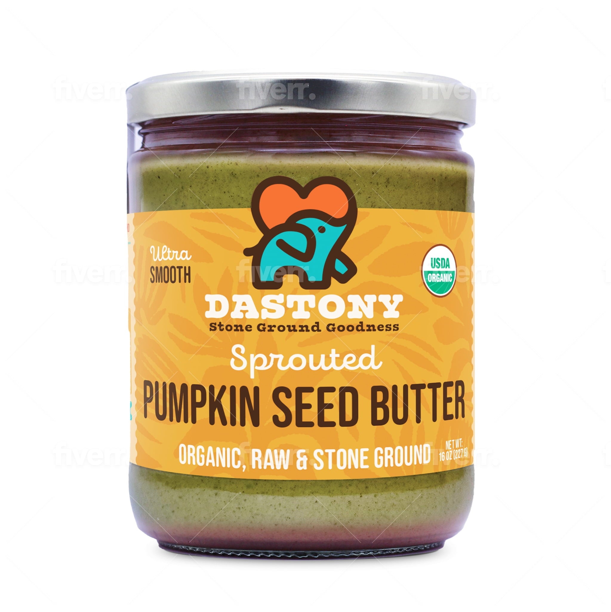 Dastony - Organic Sprouted Pumpkin Seed Butter, 16oz