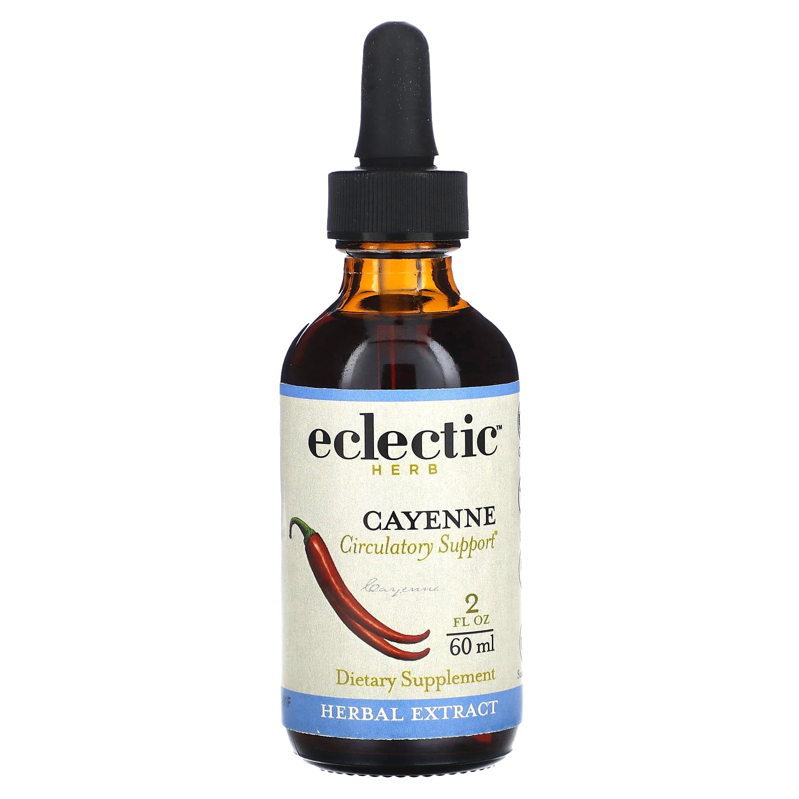 Eclectic Herb Cayenne Extract 2 oz Liquid