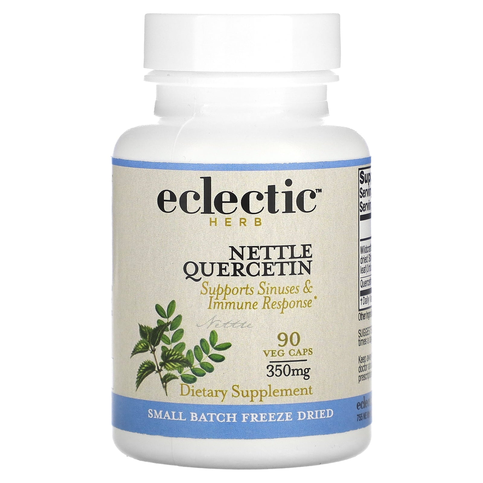 Eclectic Institute - Stinging Nettle Quercetin Fresh Freeze-Dried 350 mg. - 90 Vegetarian Capsules