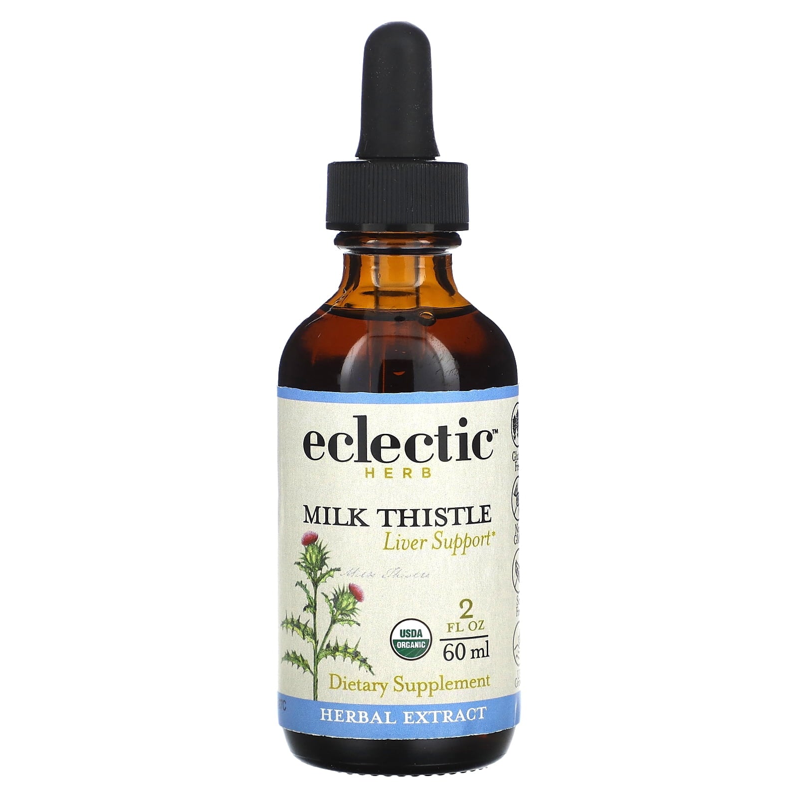 Eclectic Herb Milk Thistle Extract 2 oz Liquid