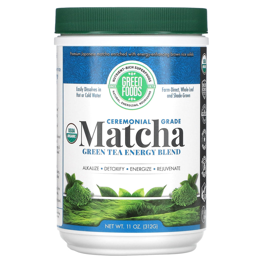 Green Foods Organic Matcha Green Tea, 11 oz