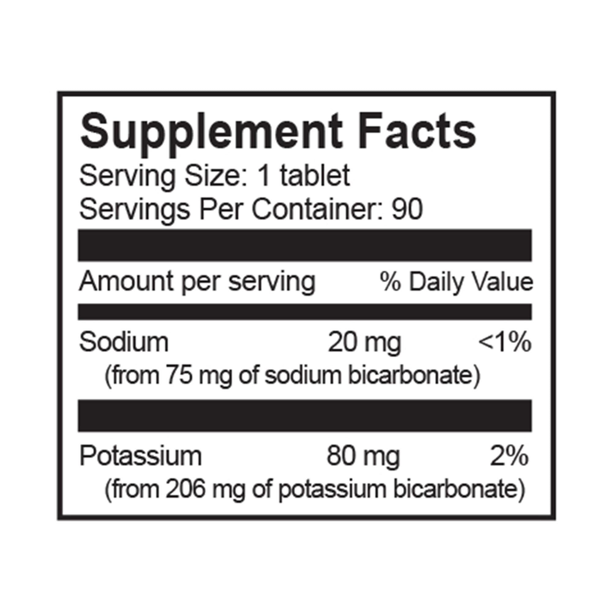 Alkalife pH Balance Tablets Alkalinity Increasing Formula – 90 Tablets